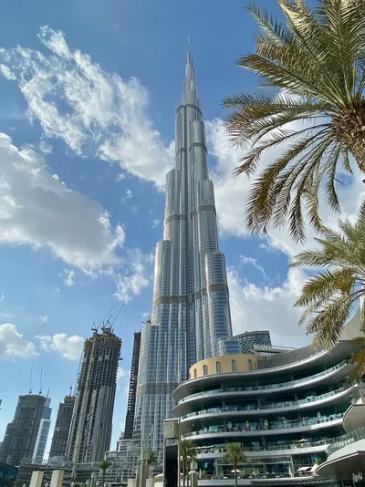 Burj Khalifa at dusk