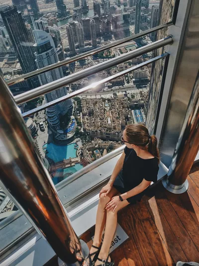 Downtown Dubai from above